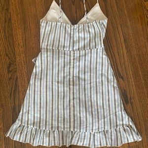 Spaghetti strap ruffle dress